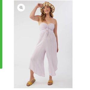O’Neill Hadley Lavender Strapless Jumpsuit